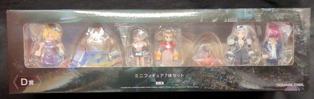 スクエニ ファイナルファンタジー 発売記念くじ D賞 ミニフィギュア７体セット FF7 REBIRTH 発売記念くじ D賞 ミニフィギュア7体セット G賞 7体