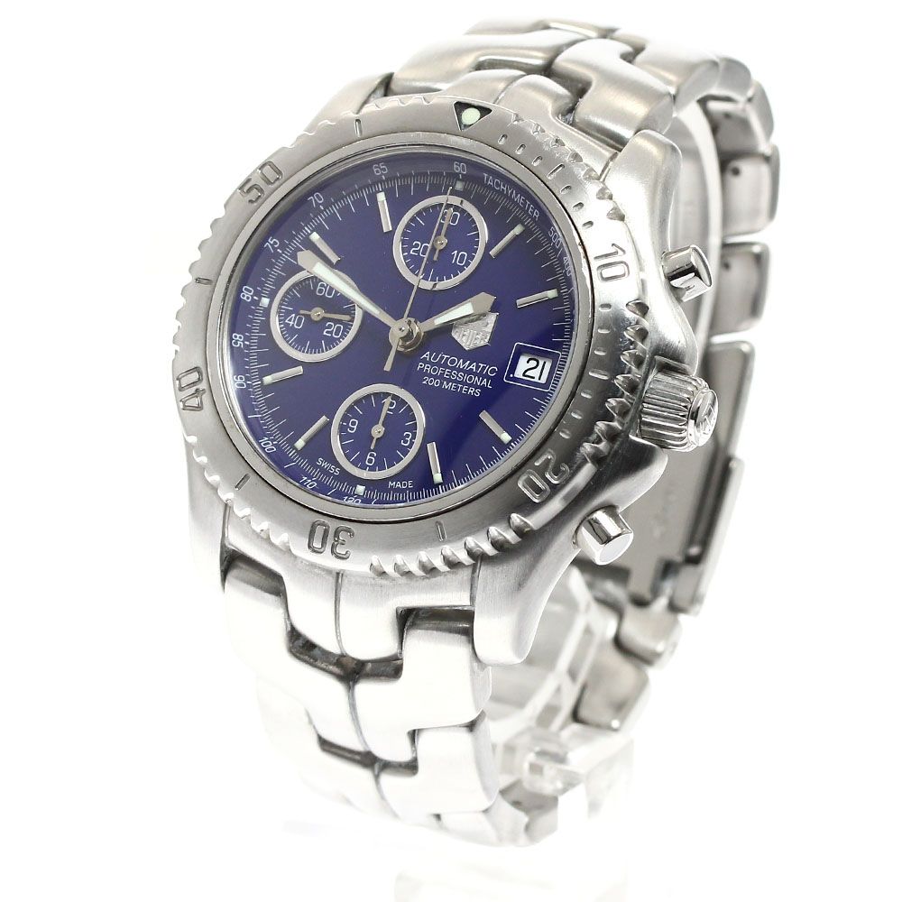 タグホイヤー TAG HEUER CT2110 リンク デイト クロノグラフ 自動巻き