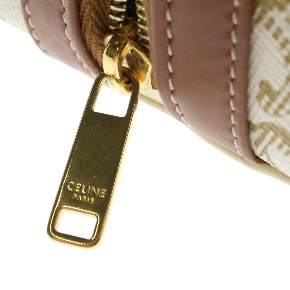 CELINE トリオンフキャンバス ミディアムコスメティックポーチ org.jpg