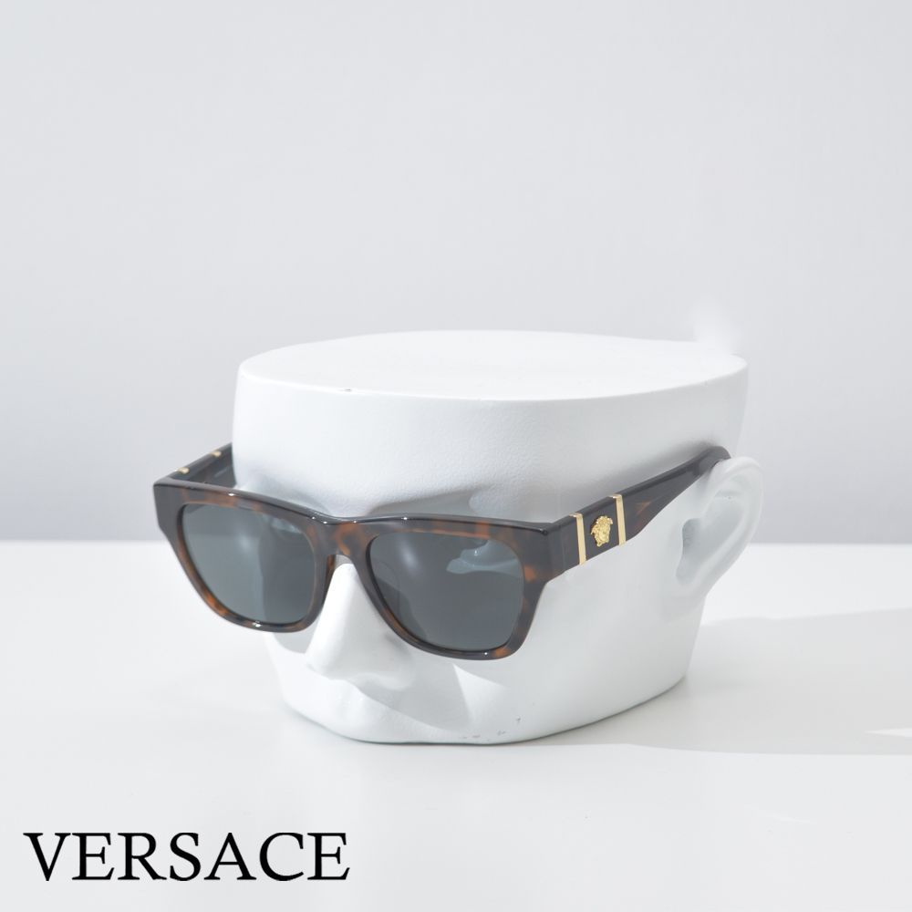 ヴェルサーチ サングラス べっ甲 VERSACE メンズ ブランド ブラウン ゴールド VE4457F-O54298755