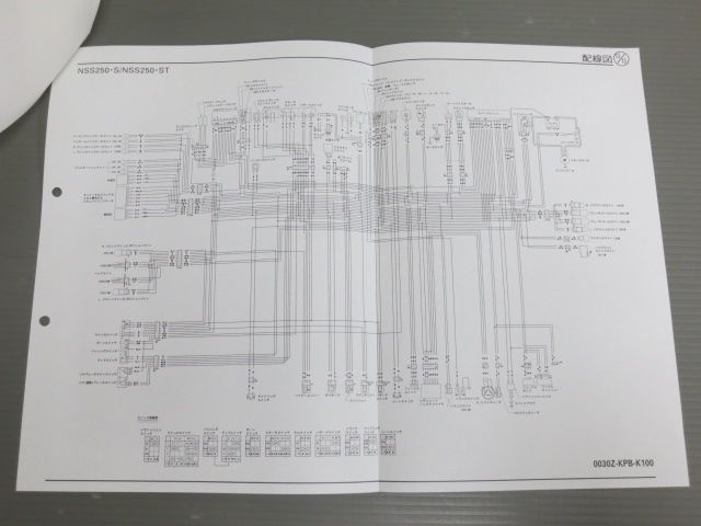 FORXA フォルツァ NSS250 MF06 MF04E 配線図有 ホンダ サービス