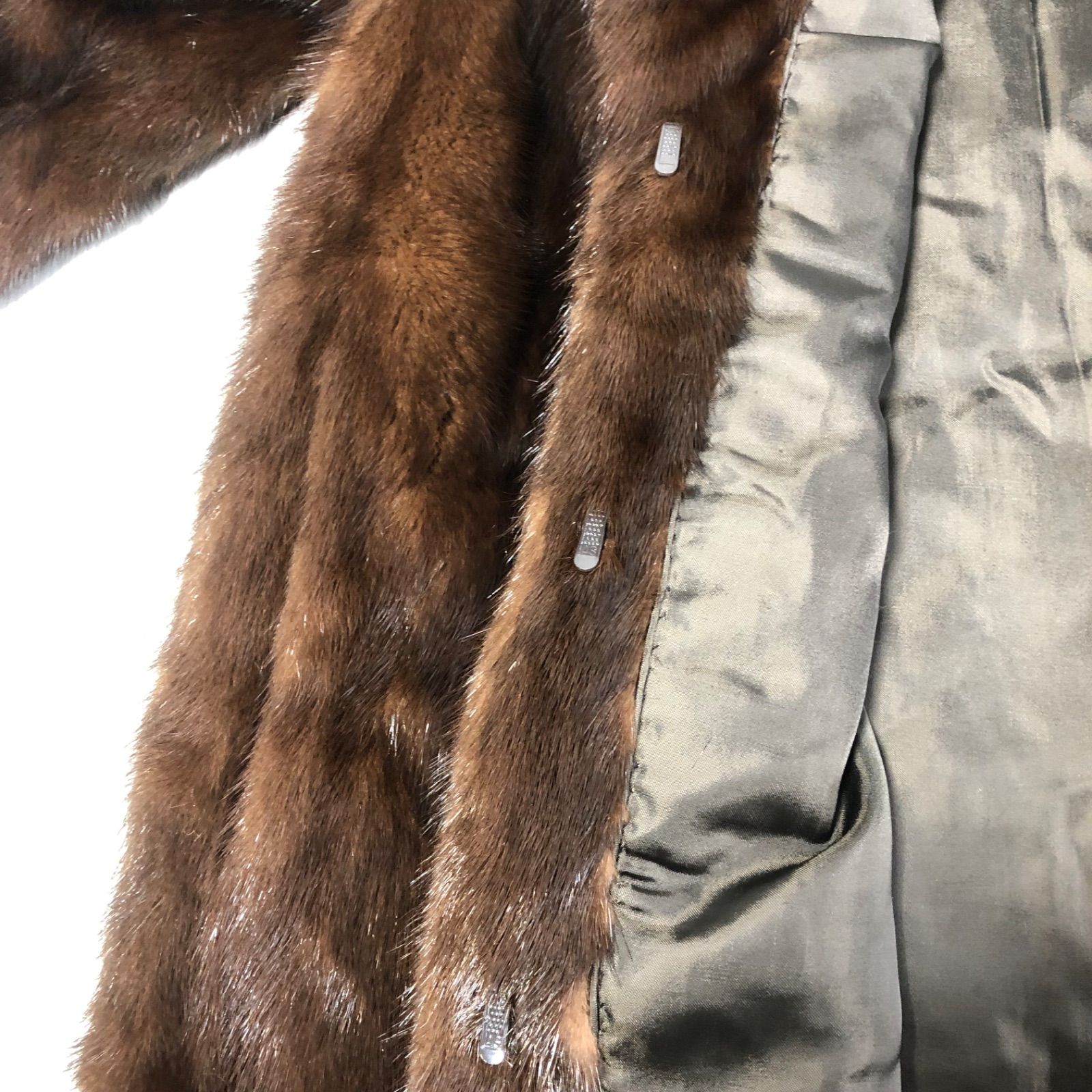 A1022-1-5 レディース ミンク ハーフコート 毛皮 アウター レディース