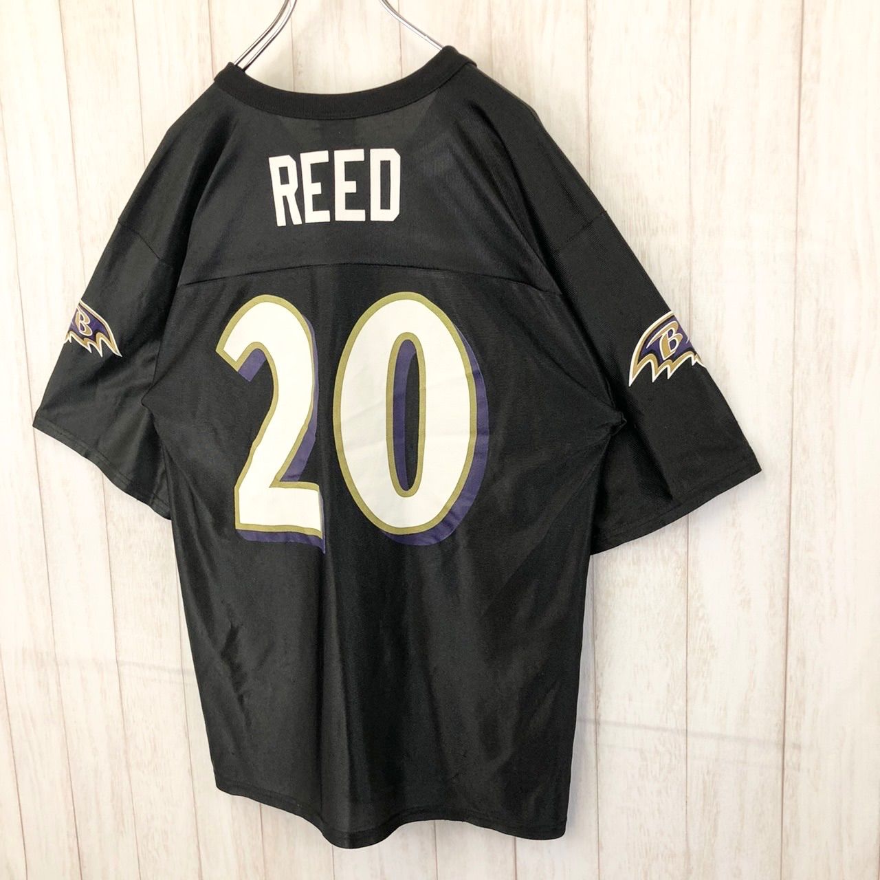 NFL RAVENS レイブンズ アメフト ゲームシャツ REED ユニフォーム NFL ボルチモア レイブンズ RAVENS アメフト ゲームシャツ