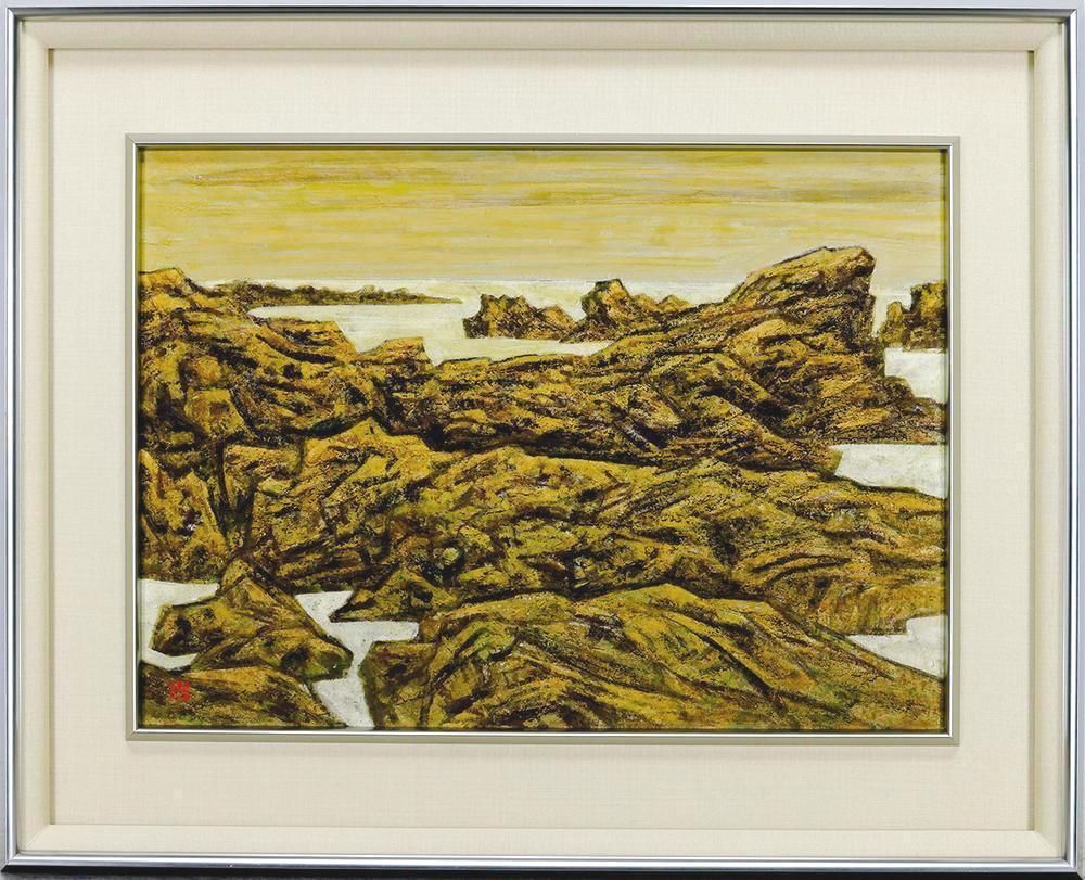 日本画　風景画　斉藤和　原画　真作　絵画　41 0601182959_629731977a466.jpg