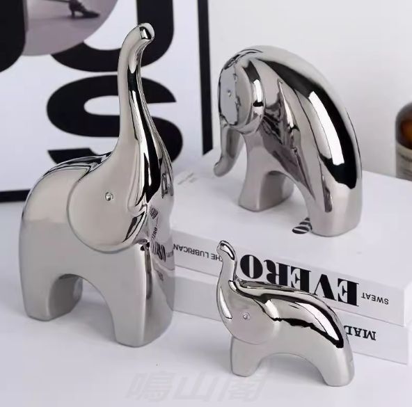 ゾウ　金属　北欧　オブジェ　置物　インテリア　工芸品　美術品　A3111 ゾウ金属北欧オブジェ置物インテリア工芸品美術品A3111