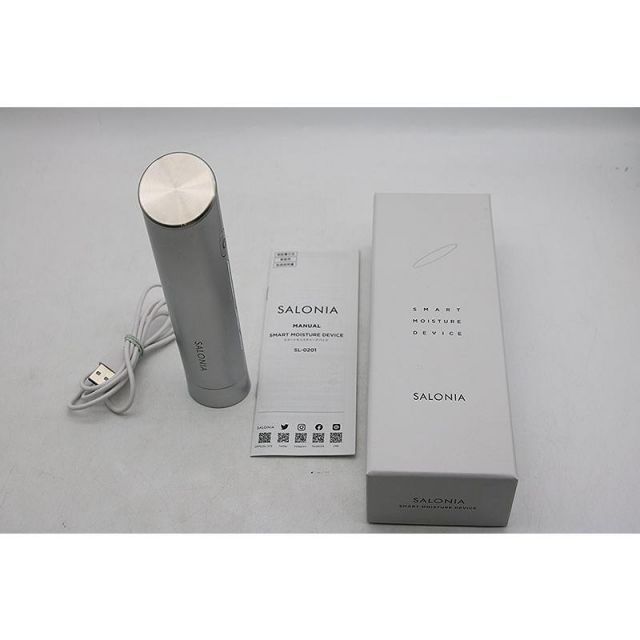 美品 SALONIA サロニア スマートモイスチャーデバイス SL-0201 美顔器 元箱あり