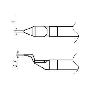 3営業日で発送 白光 交換こて先 T51シリーズ T51-L1