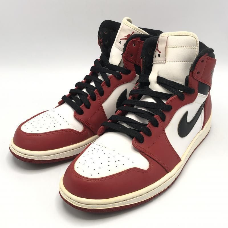 中古】NIKE AIR JORDAN1 Retro High Chicago 2013 スニーカー 28cm 