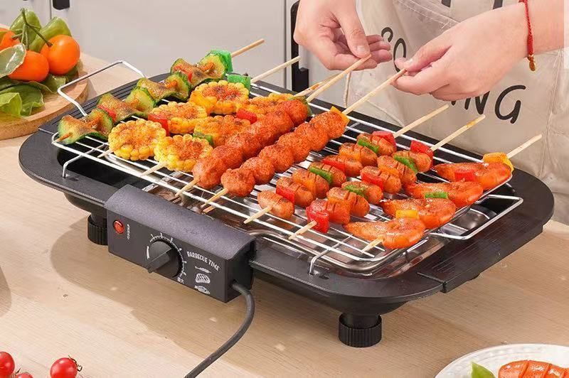 バーベキューグリル ポータブル電気グリル 焼き鳥 BBQ 5~6人用