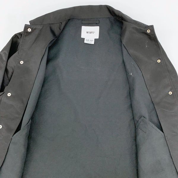 WTAPS 24SS CHIEF JACKET チーフ ジャケット コーチジャケット サテン