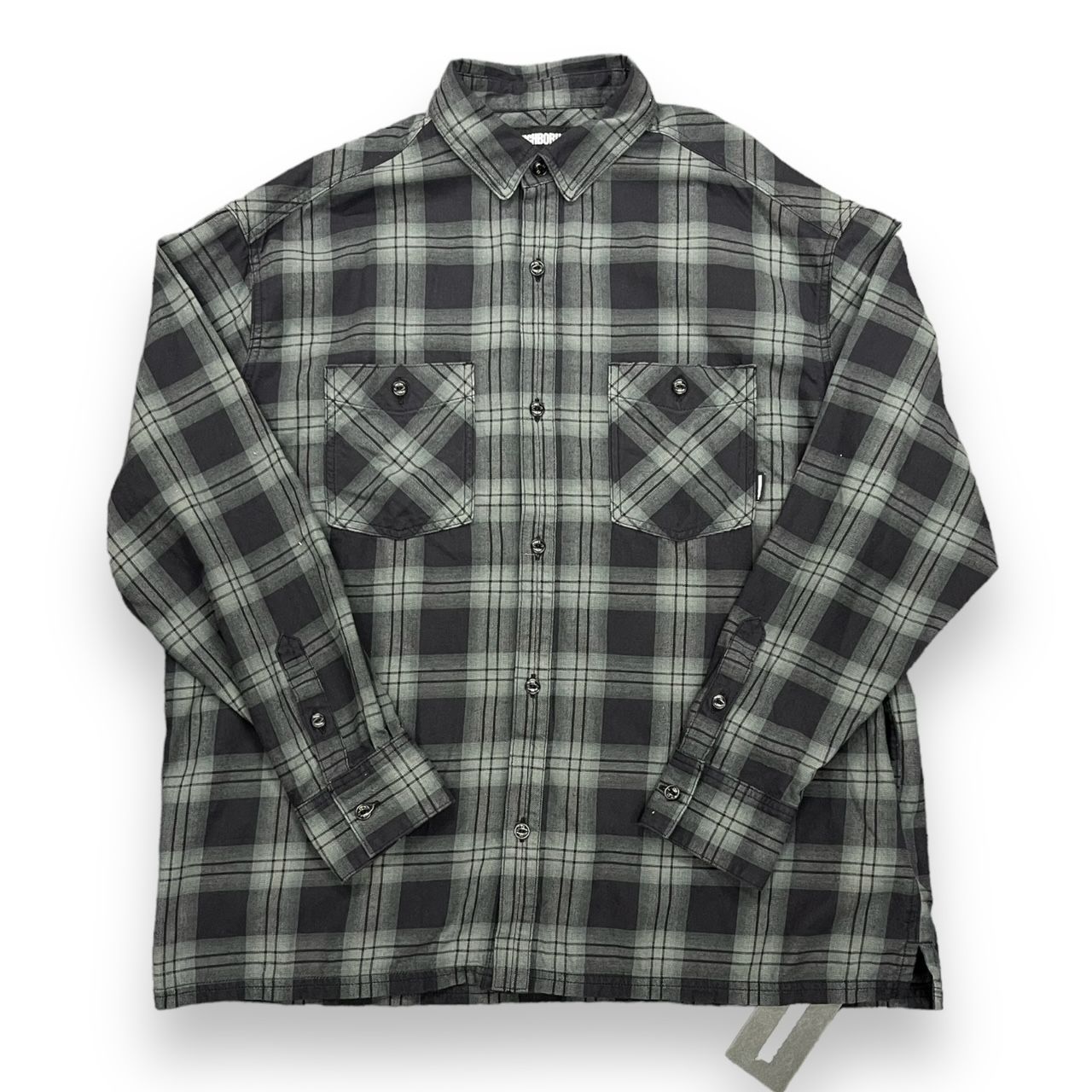 美品 NEIGHBORHOOD 22AW FLANNEL CHECK NEL LS SHIRT 222ARNH-SHM01