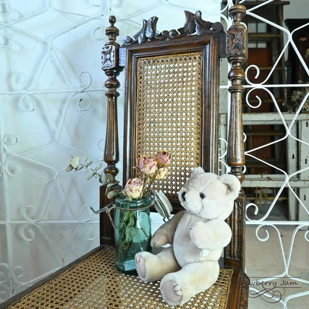 L3705-211 英国アンティーク ケインバックチェア ヴィクトリアン