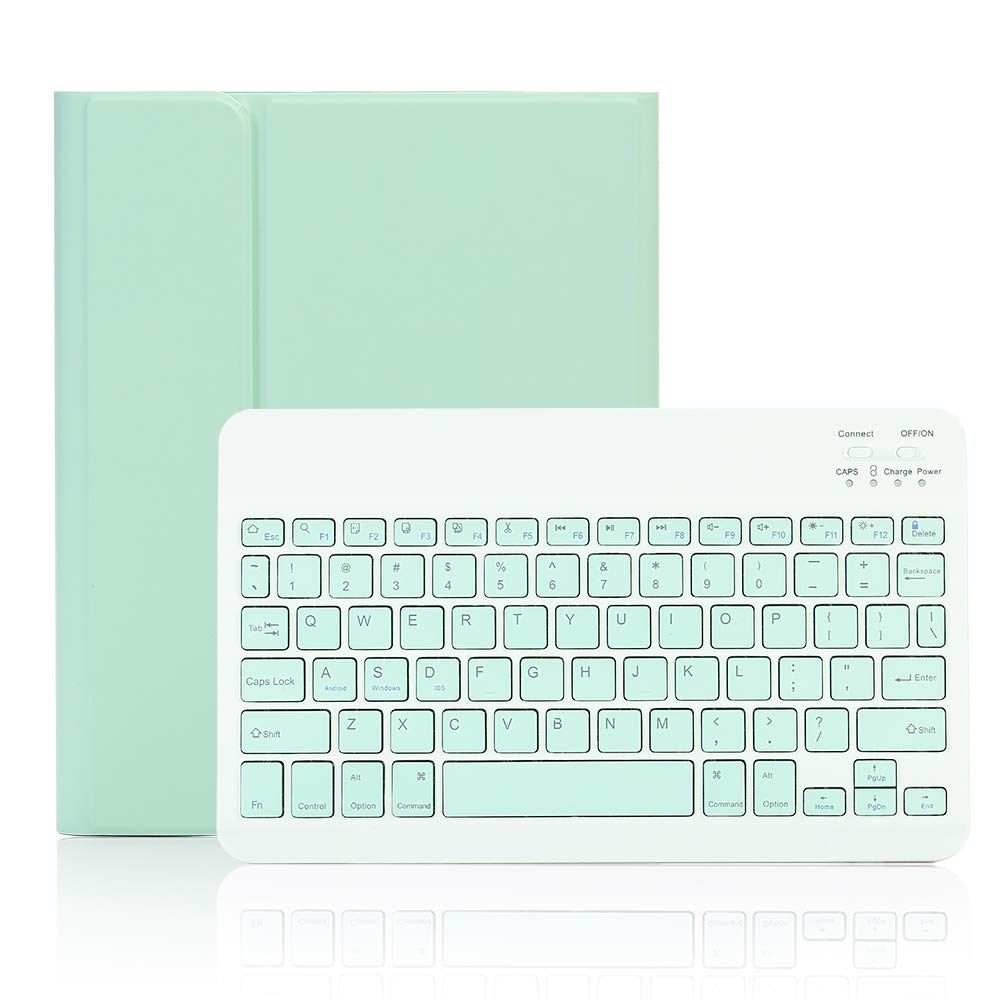 【迅速発送】iPad 9.7キーボードケース 手帳型 iPad6/ iPad5/ iPad Pro9.7/ iPad Air2/ iPad Air通用Bluetoothキーボードカバー 分離式 Apple Pencil収納 スタンド機能 薄型 全面保護 お洒落