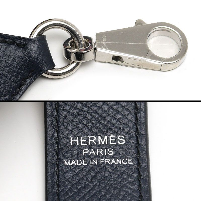 エルメス バンドリエール トレサージュ ドゥ キュイール ショルダーストラップ