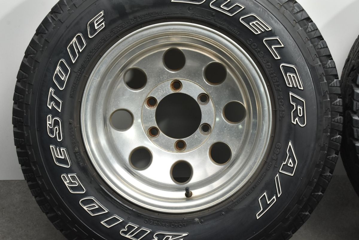 人気ホイール】ミッキートンプソン 15in 8J -28 PCD139.7 ブリヂストン