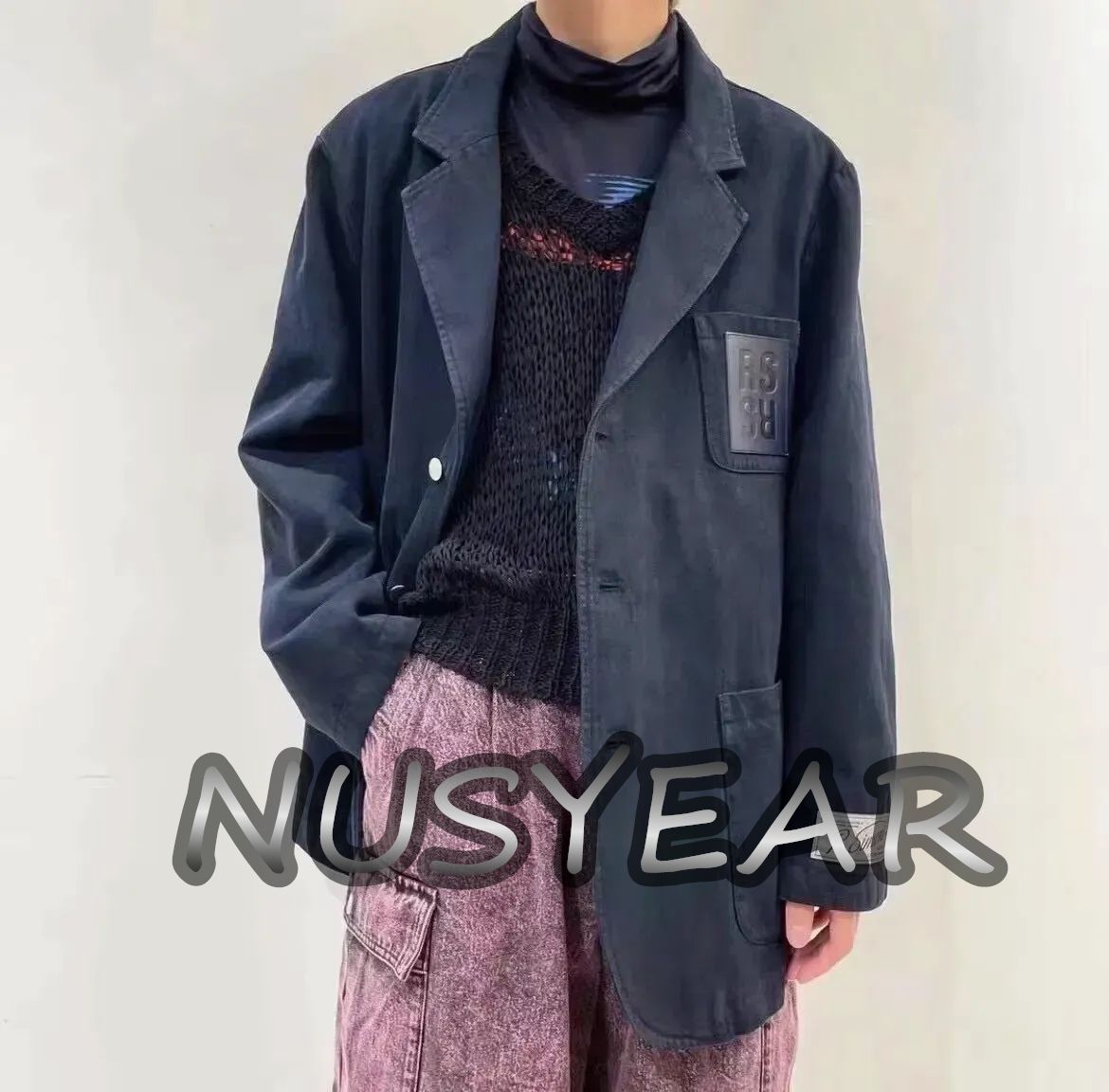 Raf Simons 22ss school boy denim blazer 【公式通販】