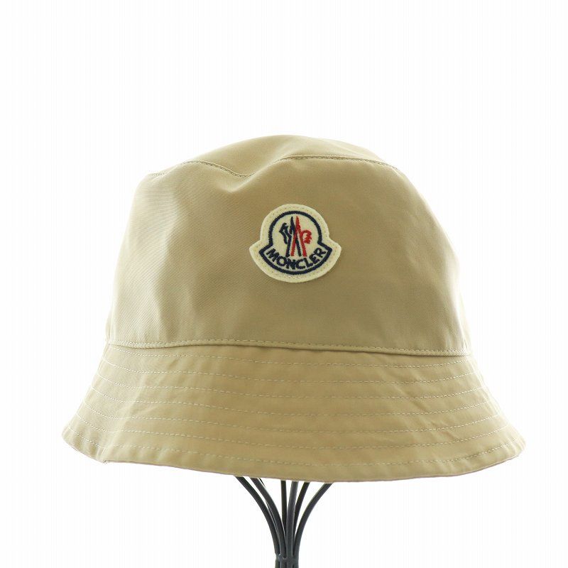 MONCLER バケハ モンクレール MONCLER 帽子 バケットハット バケハ ナイロン ロゴ