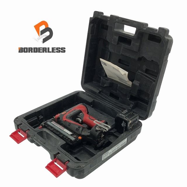 ☆中古品☆MAX マックス 充電式ピンネイラ TJ-35P3 バッテリ1個