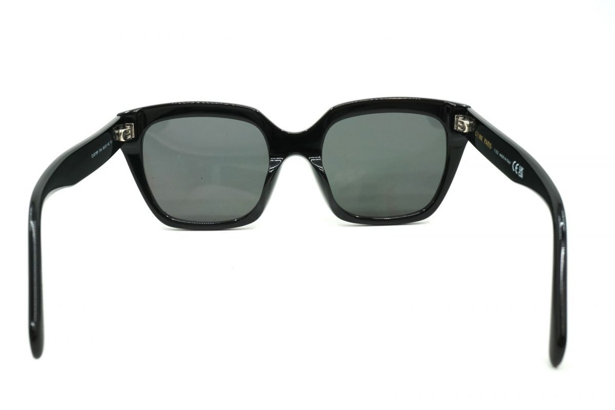 セリーヌ CL40198F サングラス 56□21-145 ブラック Celine CL40198F 01A Sunglasses Women's Shiny Black/Smoke