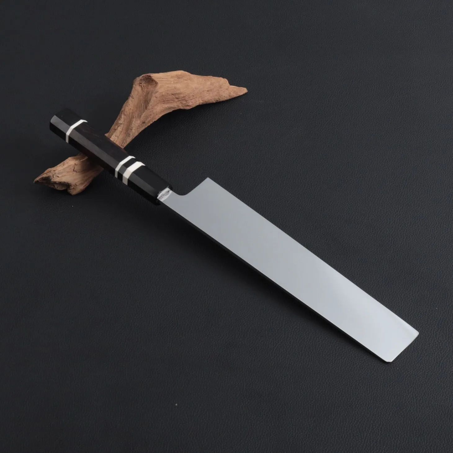 柳刃包丁 鏡面9寸 黒檀柄