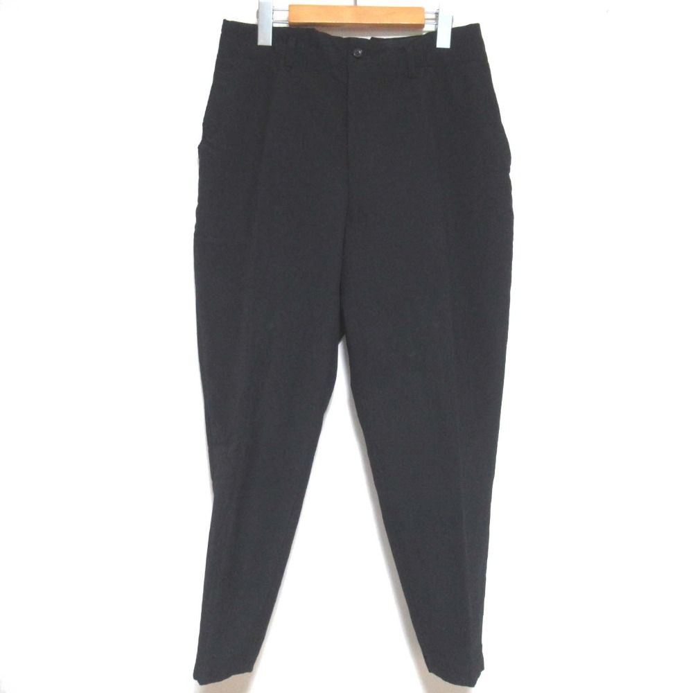 AD1992 COMME des GARCONS HOMME PLUS コムデギャルソンオムプリュス ヴィンテージ テーパードパンツ Sサイズ ブラック メンズ 古着