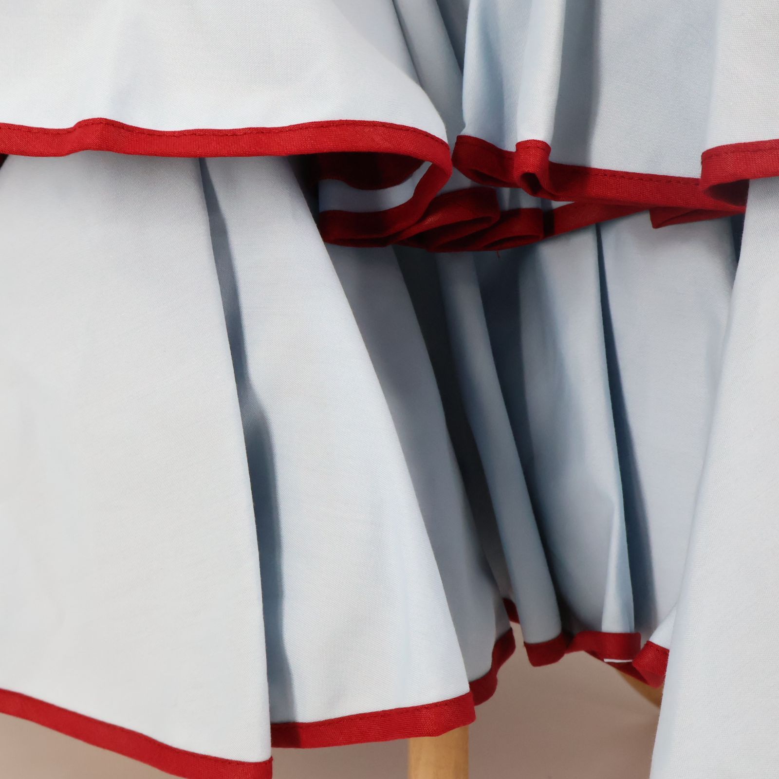 【お値下げ】子ども用セットアップ★白赤ドット&ファルダ赤＋シージョ 子ども用セットアップ☆白赤ドット&ファルダ赤＋シージョ