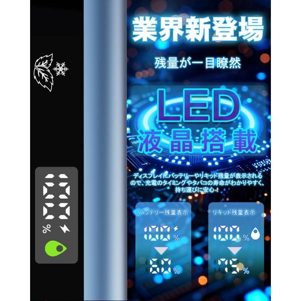 ZTOP 電子タバコ 使い捨て VAPE ベイプ 10000回吸引 LEDディスプレイ Type-C充電可能（コーラアイス）