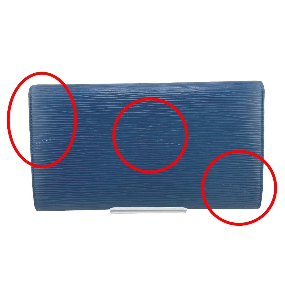 1円 LOUIS VUITTON ルイヴィトン M63385 エピ ポルトトレゾール 