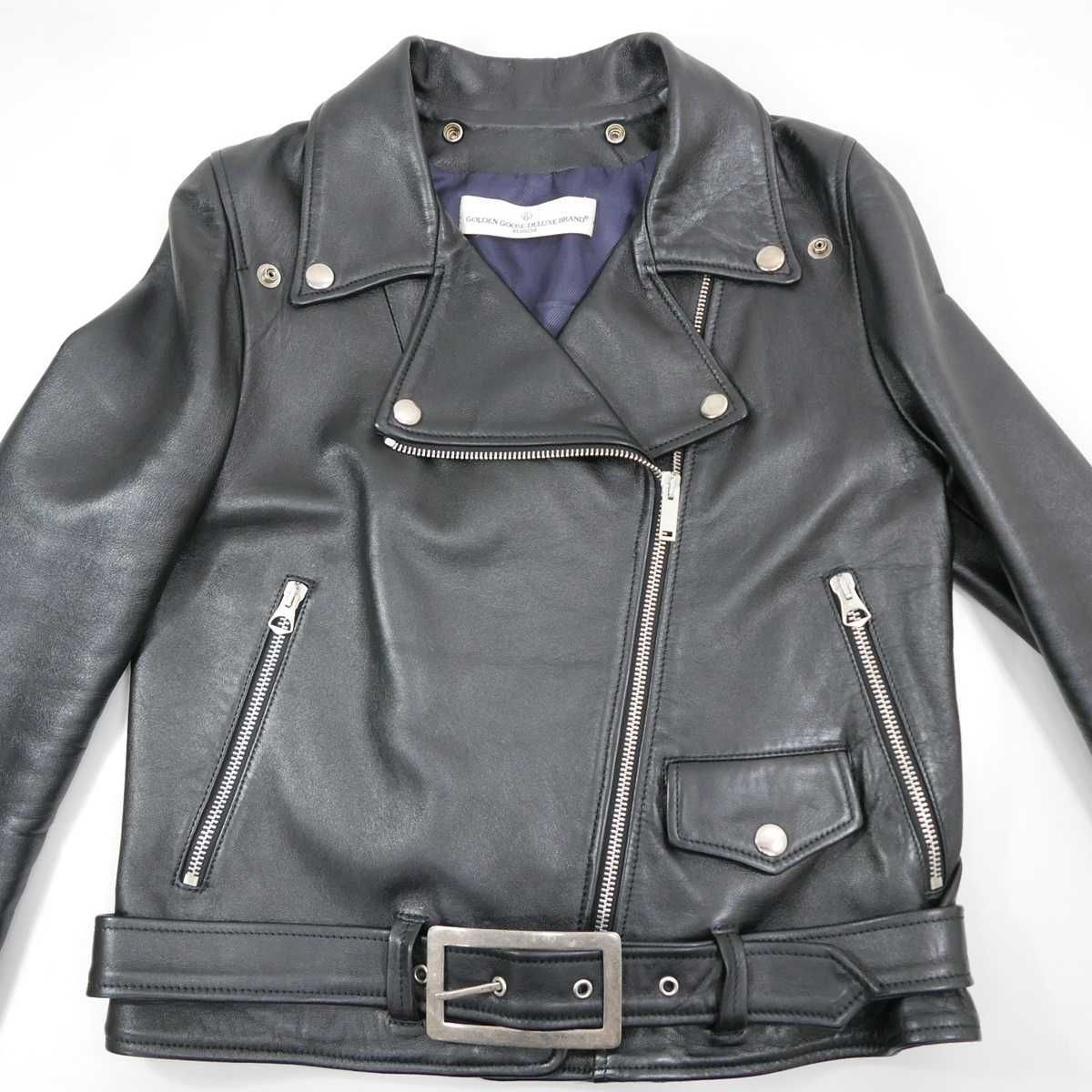 GOLDEN GOOSE ゴールデン グース GO GO STAR バック プリント レザー 