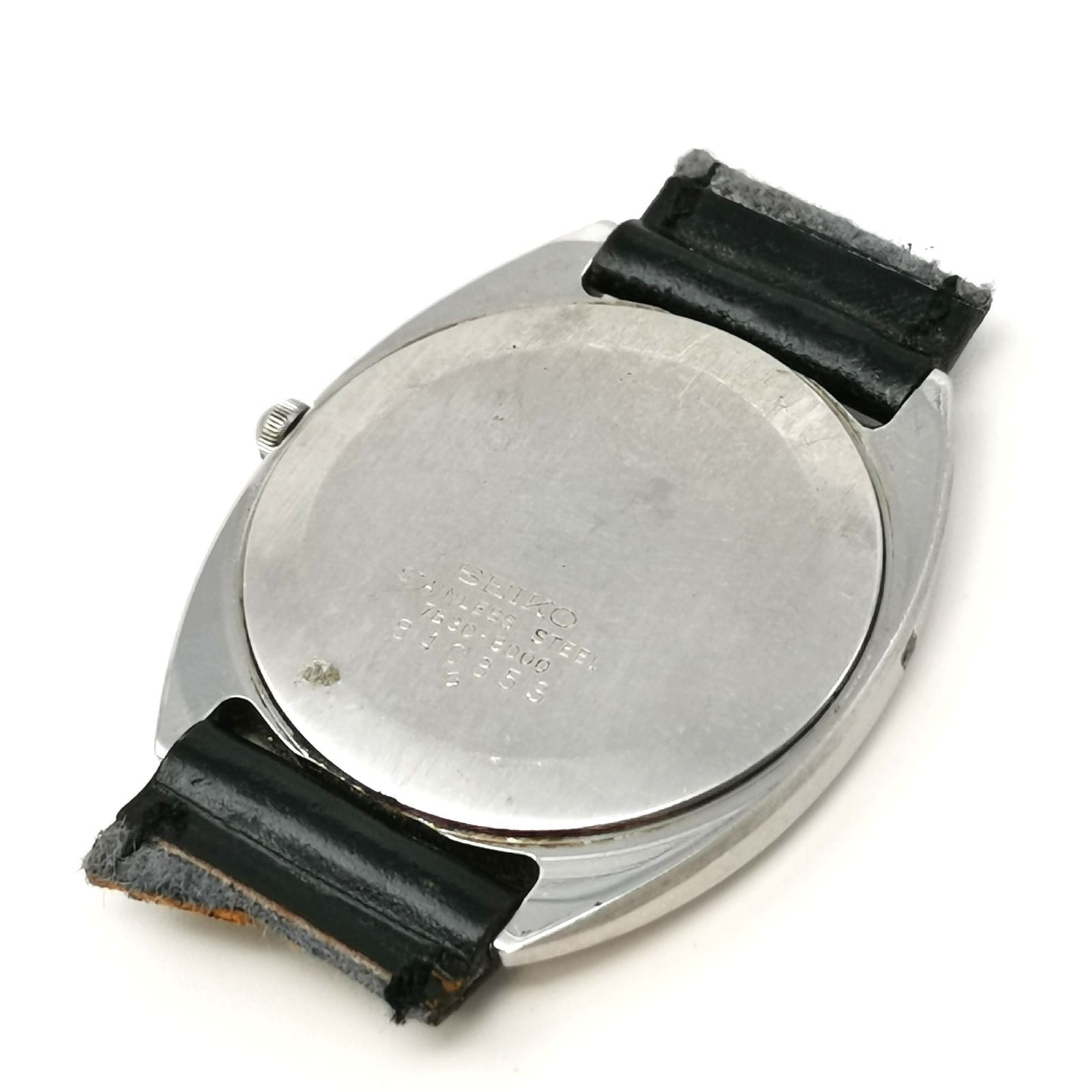SEIKOセイコー シャリオ 7830-8000 ラウンド クオーツ シルバー文字盤