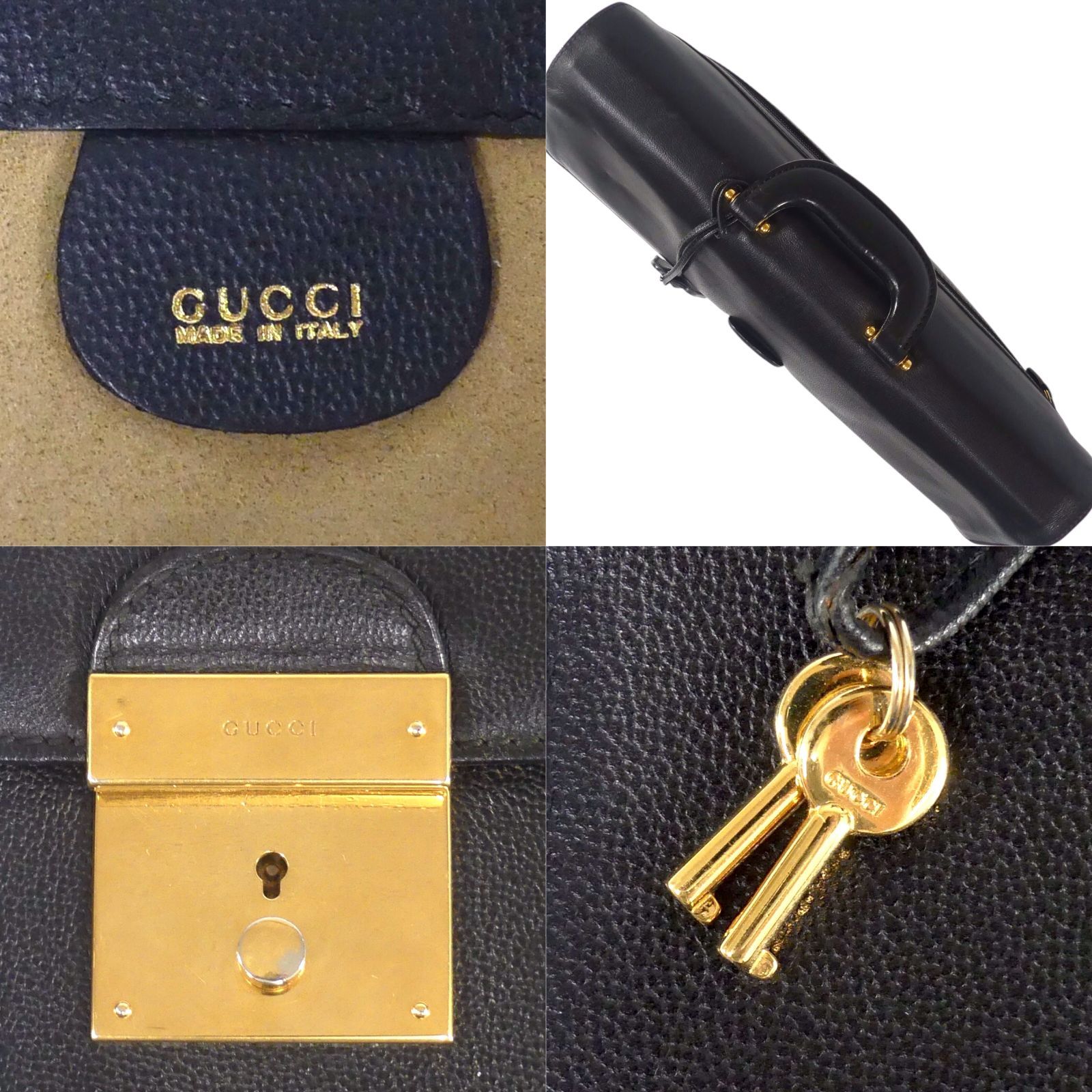 GUCCI グッチ ビジネスバッグ イタリア製 2way 本革 ブリーフケース