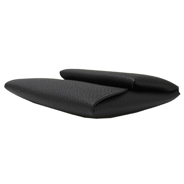 美品『エルメス』バスティア エプソン ノワール ブラック 黒 小銭入れ X刻印 HERMES ≪新品≫エルメス バスティア ノワール 黒 シルバー金具