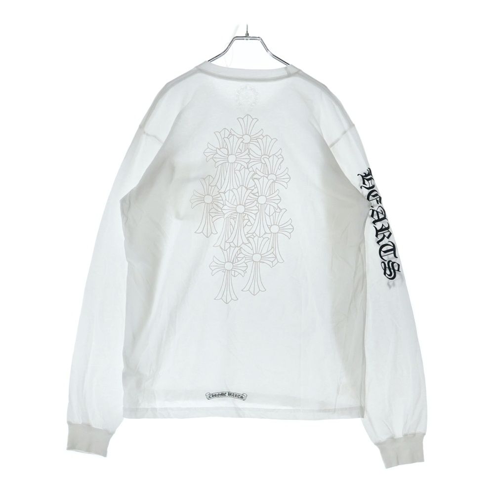 CHROME HEARTS (クロムハーツ) CEM CRS LS Tee 袖ロゴ