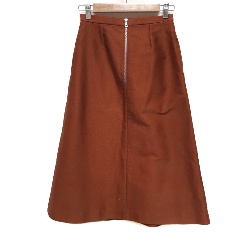 AURALEE(オーラリー) ロングスカート サイズ0 XS レディース美品 - ブラウン - メルカリ