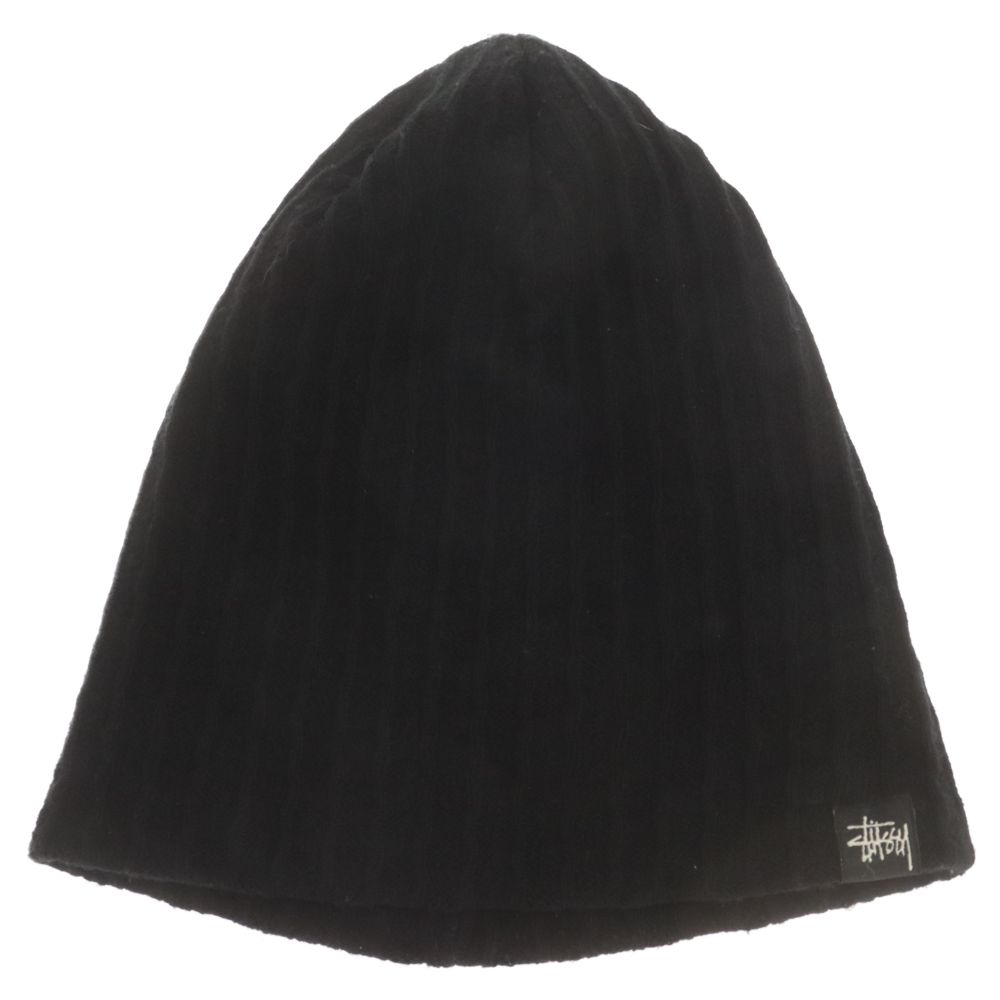 Stussy ビーニー 00s 金タグ STUSSY ステューシー 00s 金タグ ロゴパッチ ビーニー ニット帽