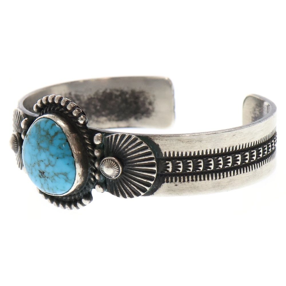 インディアンジュエリー　ターコイズ　ハーマンスミス　バングル INDIAN JEWELRY (インディアンジュエリー) Herman Smith作 ハーマン