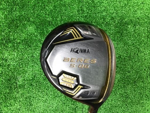 本間ゴルフ BERES S-06 5W フェアウェイウッド FW 純正特注シャフト フレックスSR メンズ 男性用 右利き 右用 Cランク ゴルフクラブ