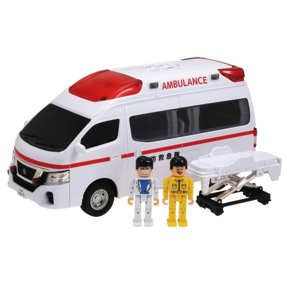  【迅速発送】トイコー(Toyco) 日産サウンドパラメディク救急車 知育玩具