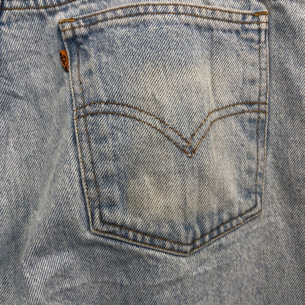 90年代 Levi's リーバイス 505 テーパード デニムパンツ ボトムス アメカジ 大きいサイズ ブルー (メンズ 36×30) 中古 古着  P7168