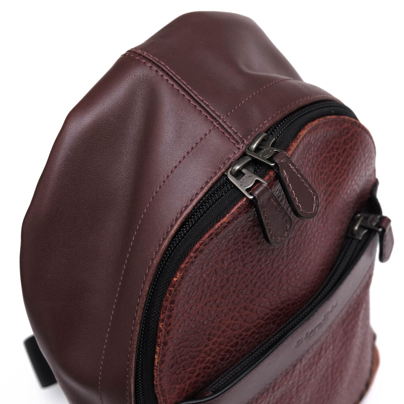 コーチ／COACH バッグ ショルダーバッグ 鞄 メンズ 男性 男性用レザー 革 本革 ブラウン 茶 F11236 CHARLES PACK WITH  BASEBALL STITCH ベースボールステッチ チャールズ パック ボディバッグ シボ革 シュリンク