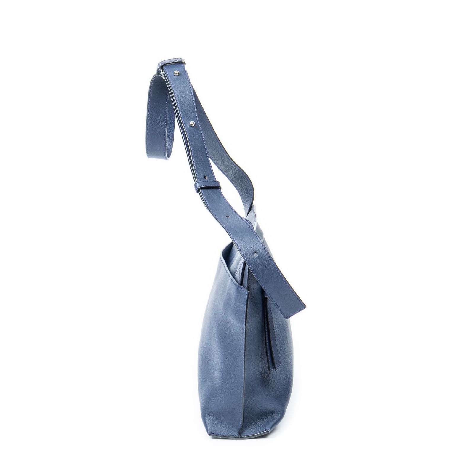 LOEWE ロエベウェブメディアメッセンジャーネイビーカーフスキンレザーA DECORATOM_COM_BR