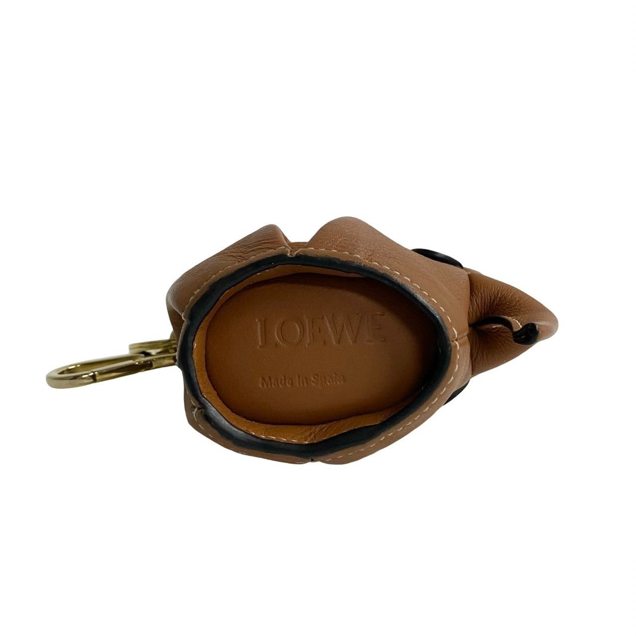 ほぼ未使用 希少品 LOEWE ロエベ 像 コインケース レザー 本革 小銭 