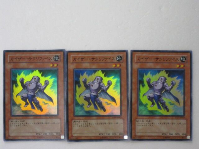 遊戯王OCG サクリファイス PSA9 3枚セット 遊戯王OCG サクリファイス PSA9 3枚セット 2025年最新】遊戯王