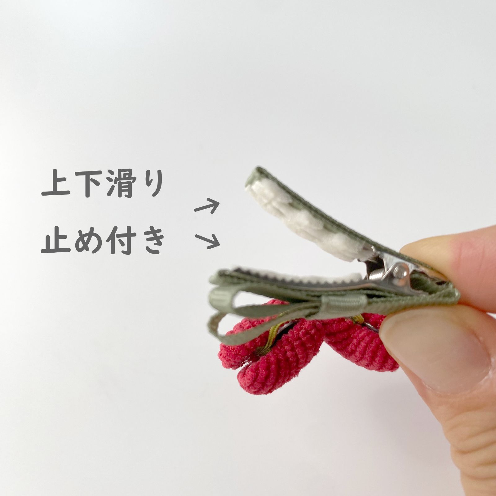 さくらんぼヘアクリップ 子供 サクランボ 出産祝い プチギフト 浴衣 髪