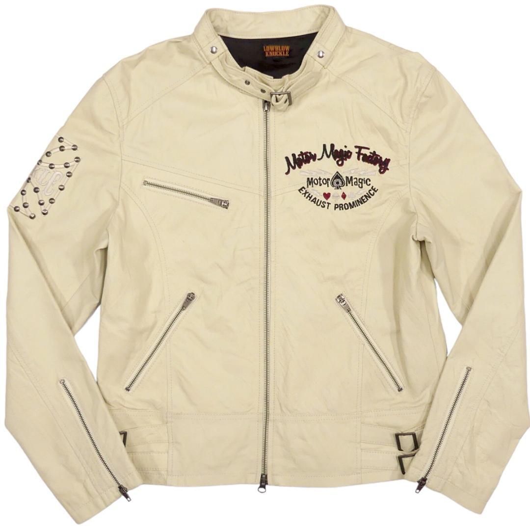 ローブロウナックル ライダース ジャケット 本革 シングル レザー