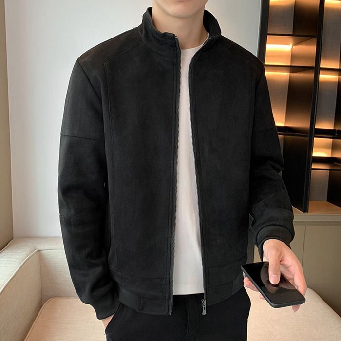 メンズ スタンドカラー ジャケット 秋冬 ブルゾン 韓国 cr7191 mcqgkd0932.jpg
