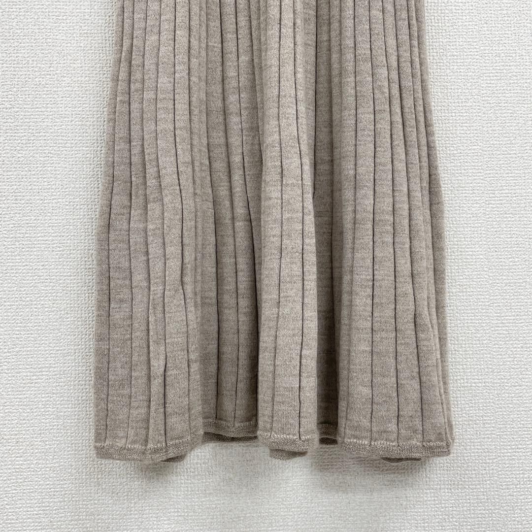 リブニット ワンピース