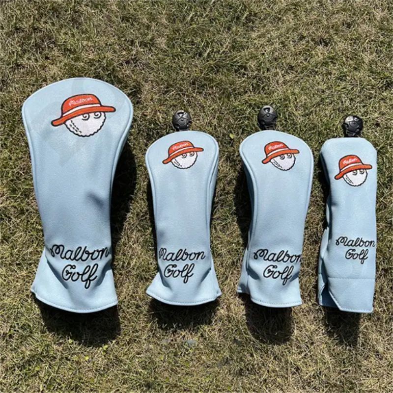【シーズン新製品4点セット】 立体感カッコいいマルボンゴルフクラブカバー茶色 Amazon.co.jp: クラブカバー4点セット マルボン golf マルボン
