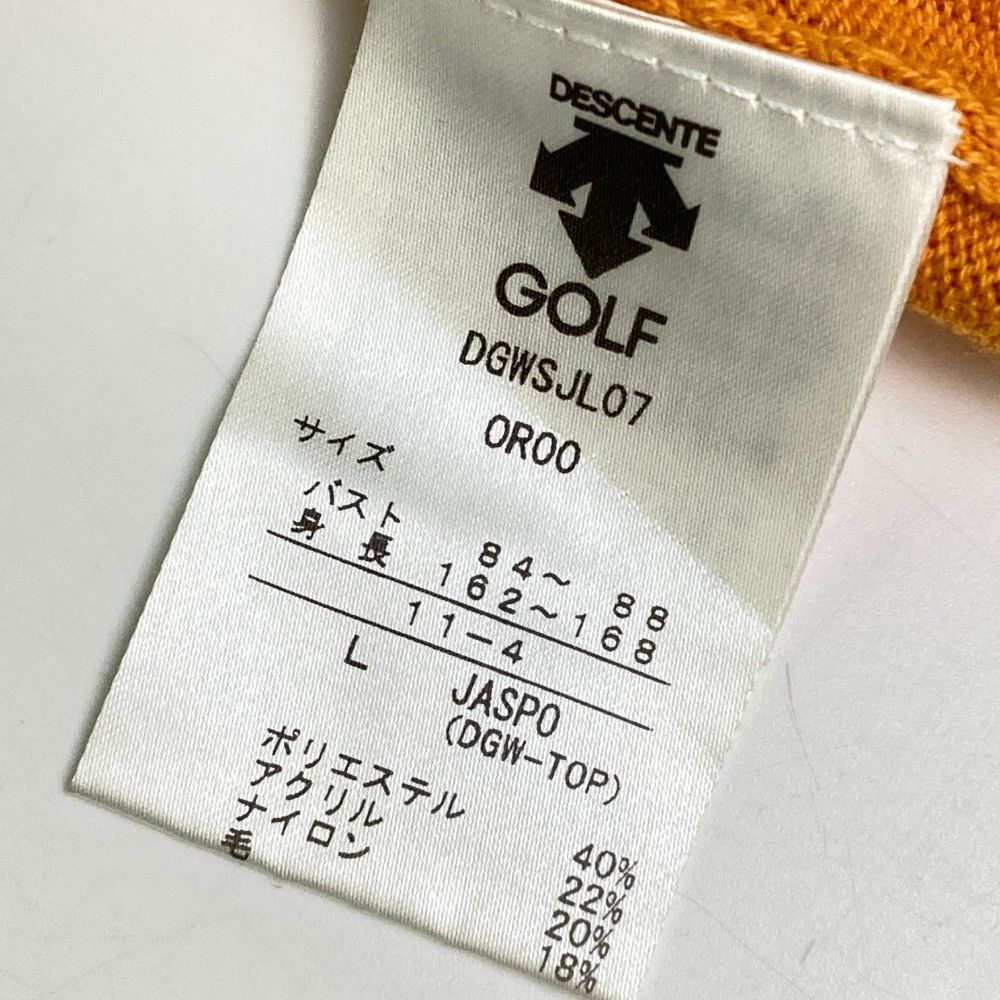 サイズ：L DESCENTE GOLF デサントゴルフ タートルネック ニット