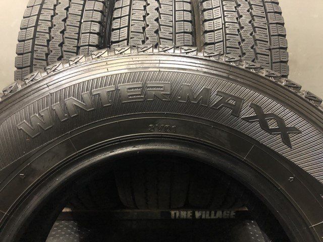 DUNLOP WINTER MAXX SV01 195/80R15 107/105N LT 15インチ スタッドレス 4本 21年製 ハイエース キャラバン等　(KTO097)